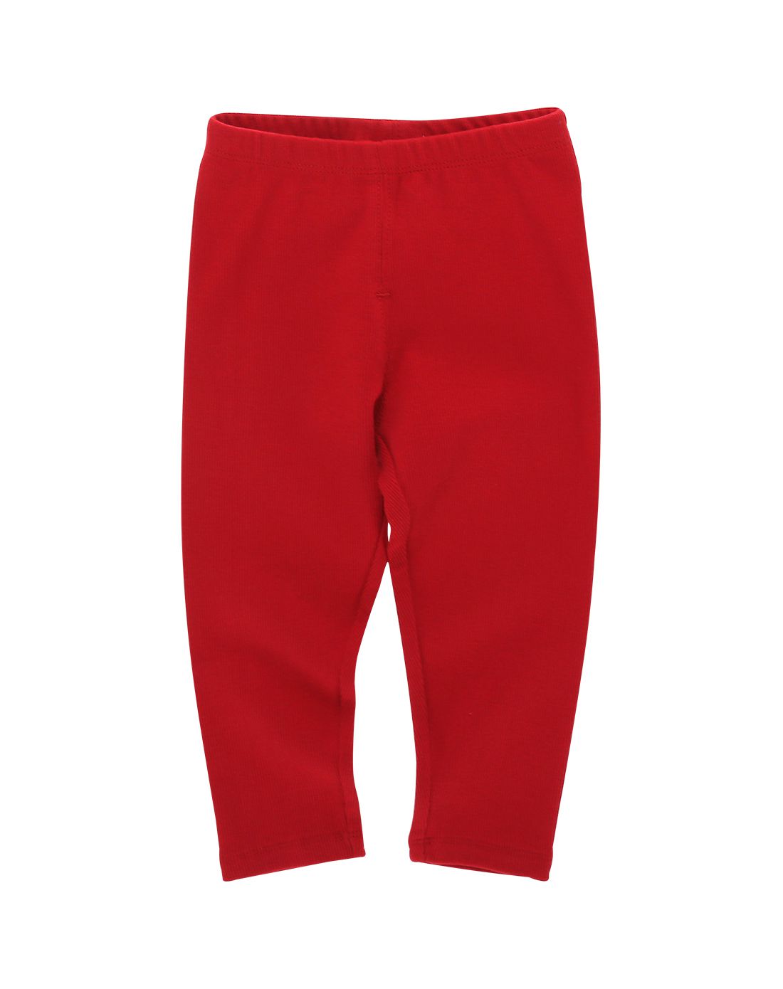 女童红色中腰打底裤