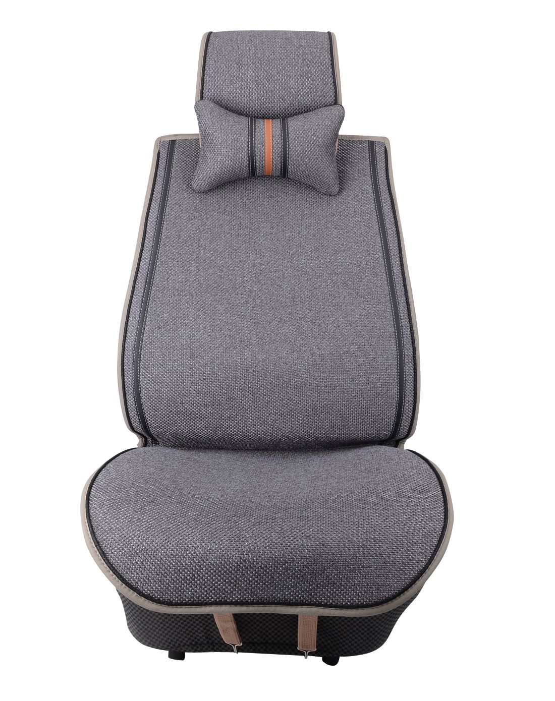 典雅别致冰麻四季通用坐垫(灰色)