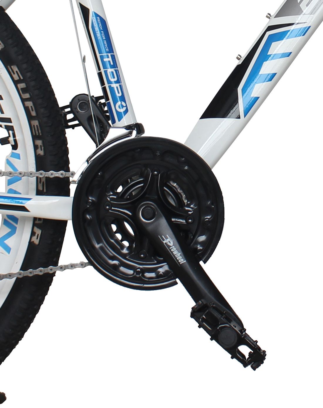 26寸27速双碟刹铝合金一体轮山地自行车-白蓝