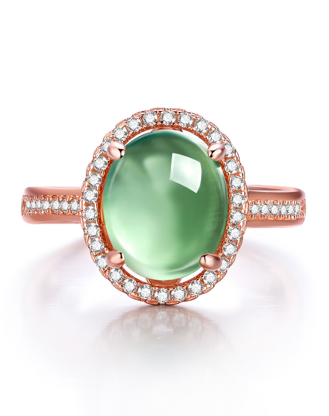 3.2克拉葡萄石戒指