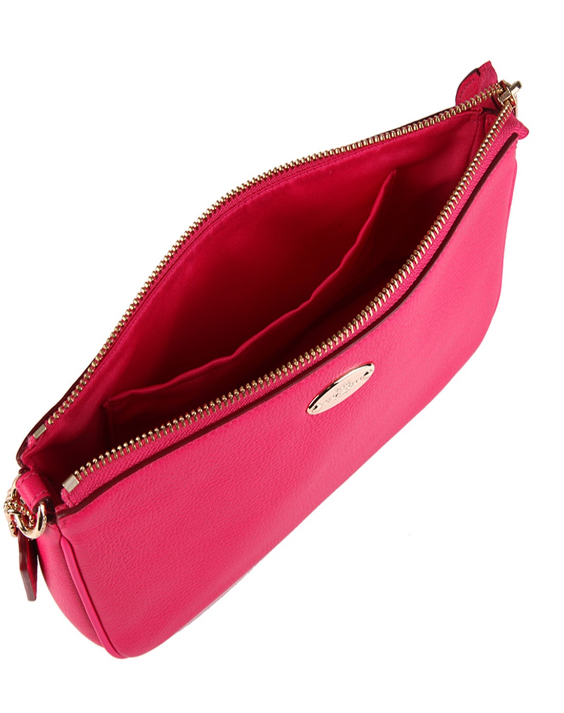 coach包包及配件专场女士纯皮玫红色链条斜挎包888067763089_唯品会