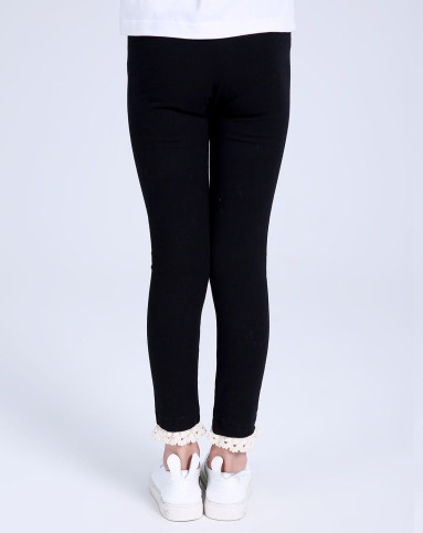 女童黑色打底裤