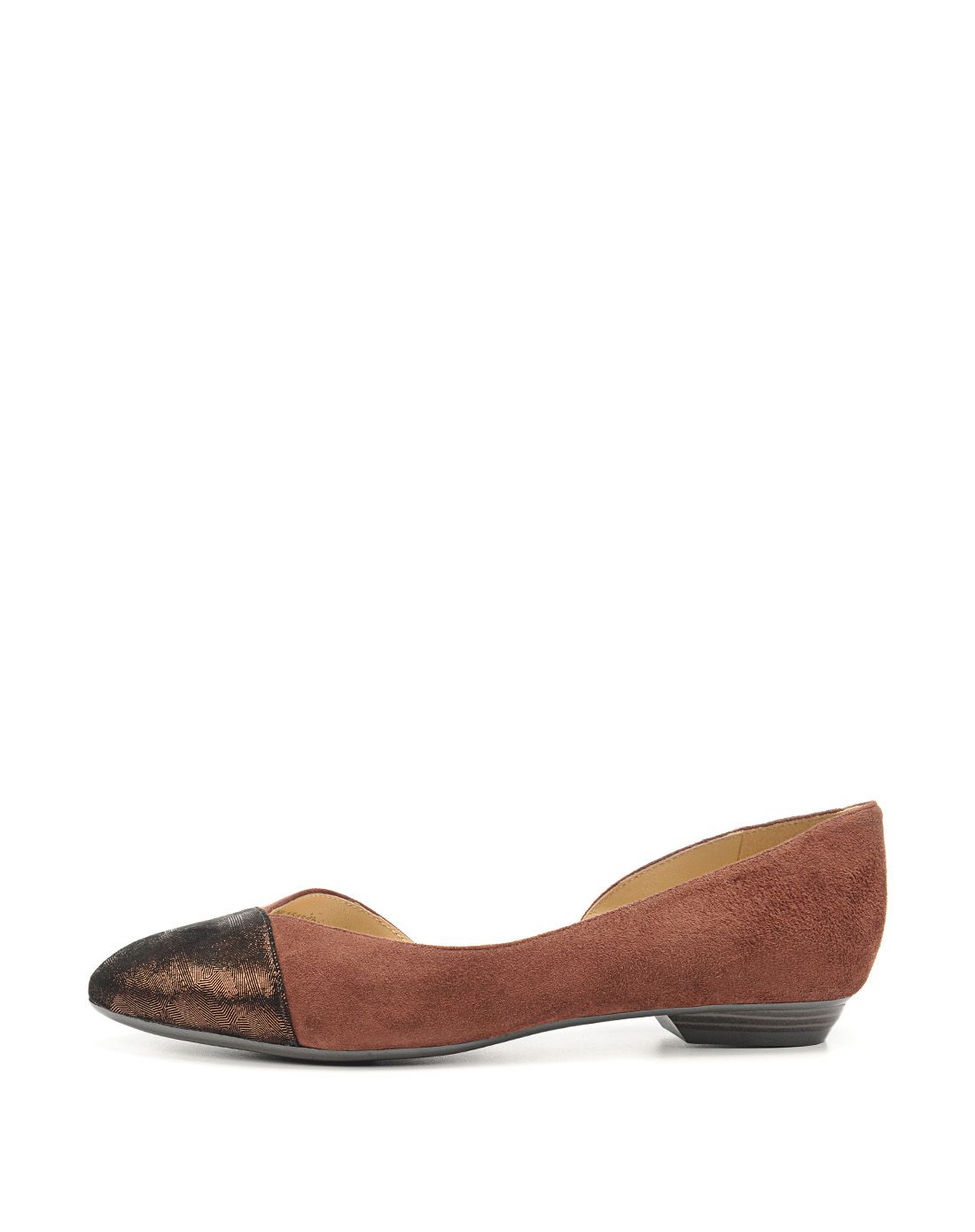 娜然naturalizer&franco sarto女鞋娜然naturalizer舒适拼色侧空尖头