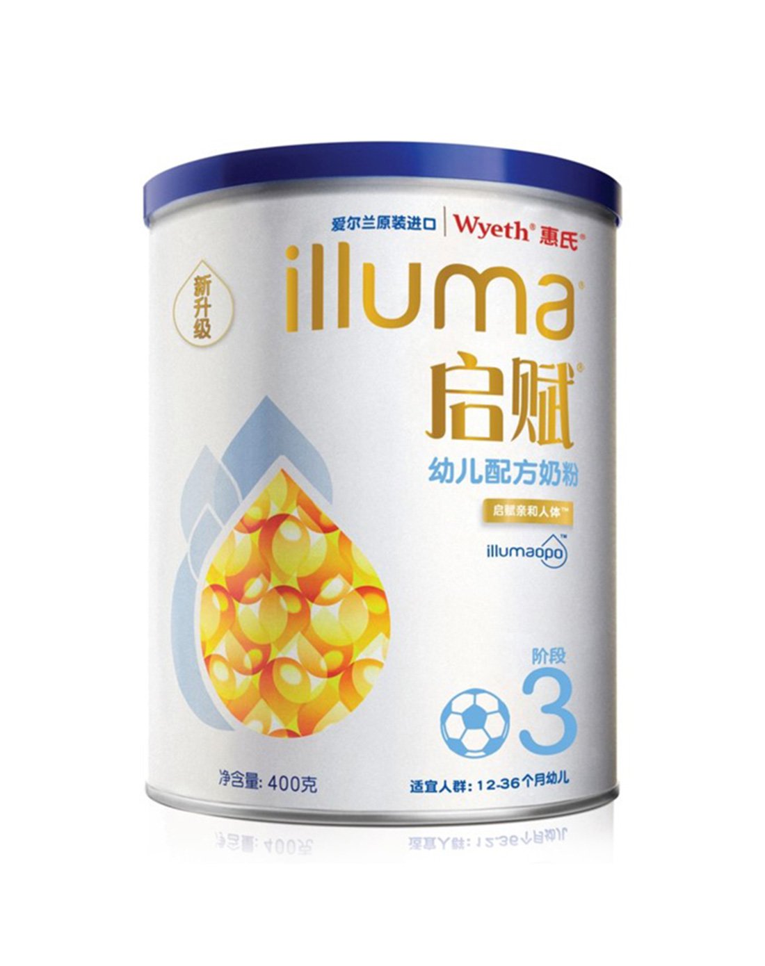 启赋三(wyeth illuma)幼儿配方奶粉 400g