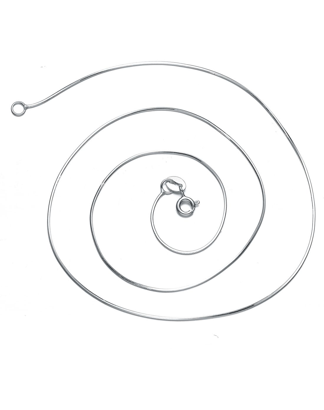 your-d 925银18寸时尚百搭蛇骨项链