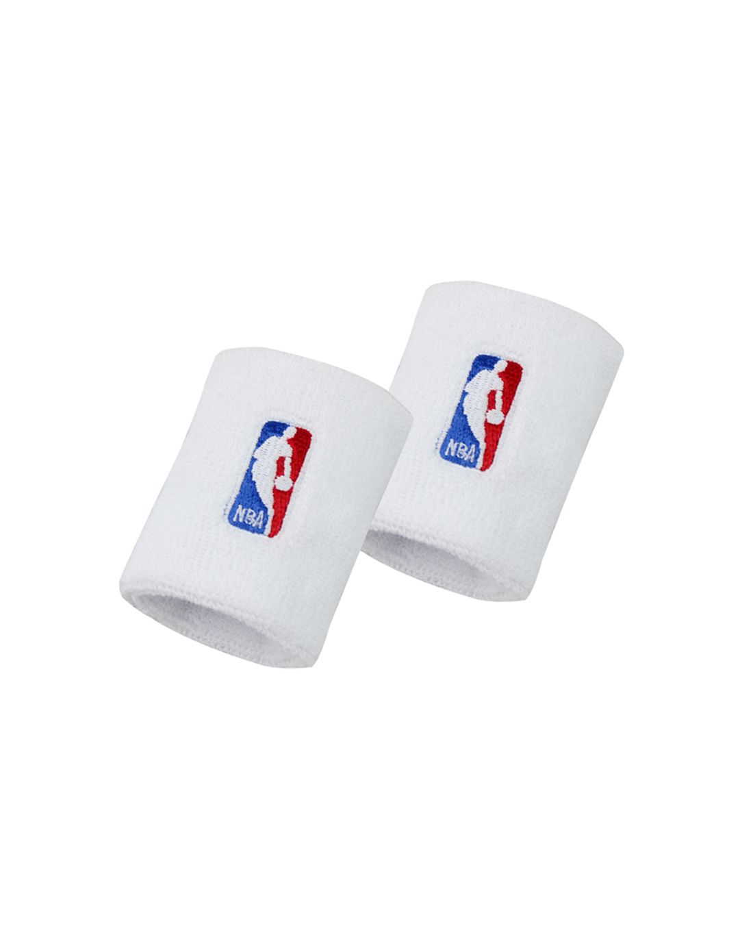 nba 男款白色运动护腕 2只装