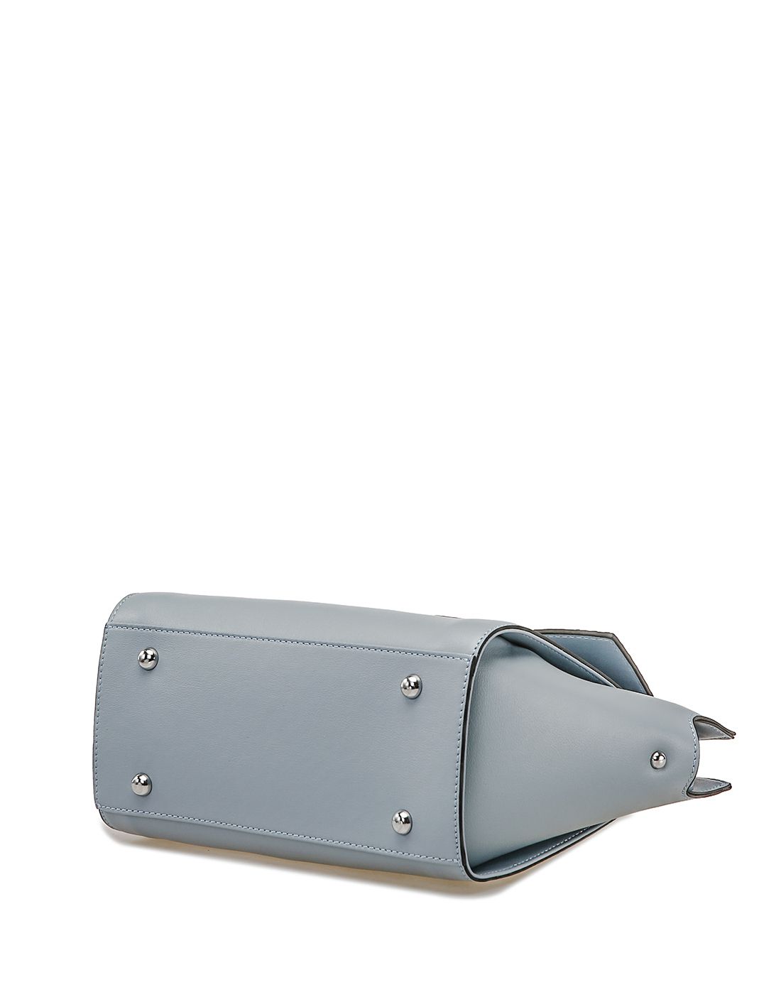 2016新款亚麻蓝手提斜挎翅膀包