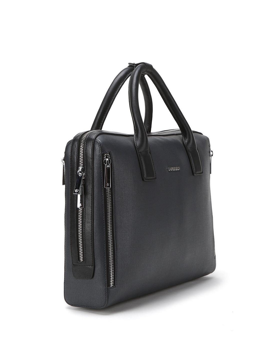 卡奴迪路canudilo黑/灰蓝色简洁舒适公文包3621450d2-920_唯品会