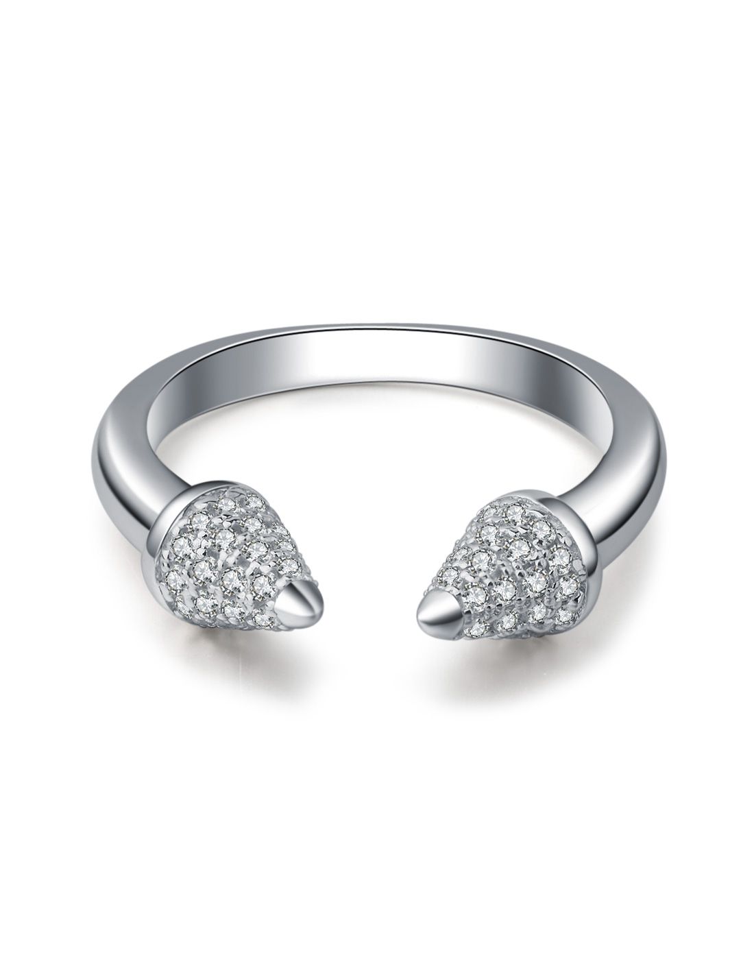 oohdear 银s925合成立方氧化锆戒指