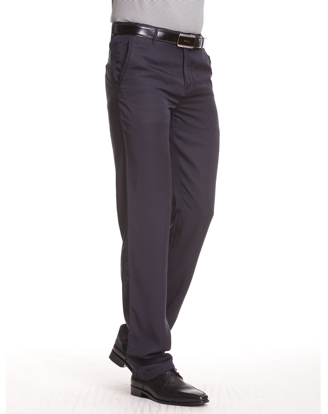 莱赛尔纤维面料垂挺舒适抗皱休闲长裤