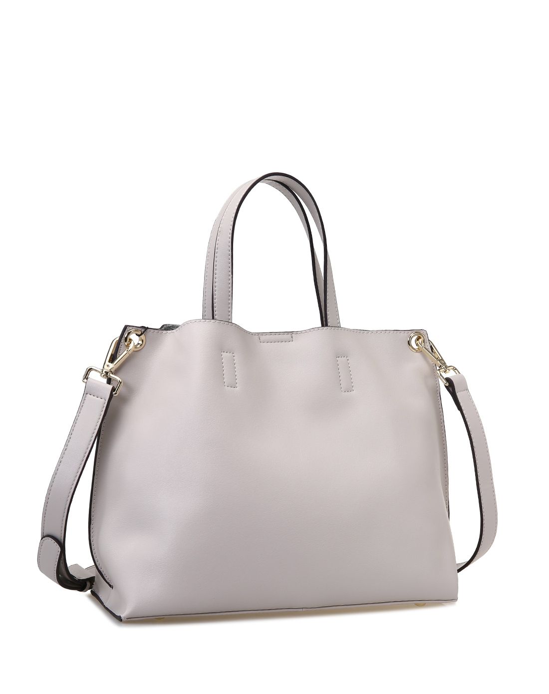 冷白色简约手提斜挎包