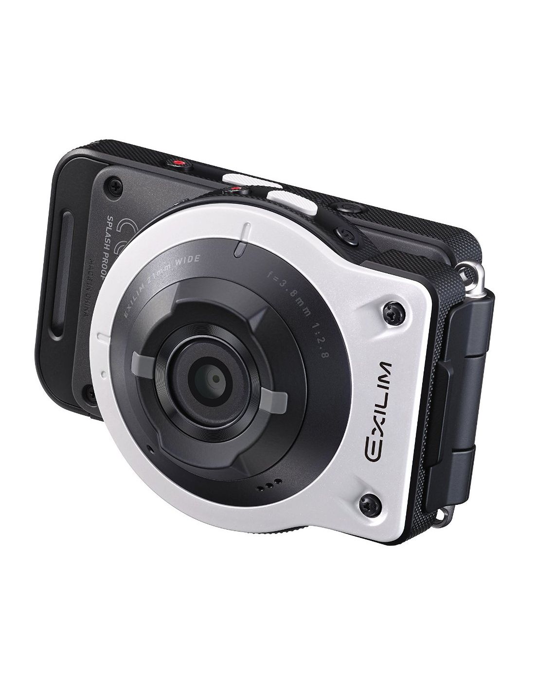 卡西欧时尚户外运动相机ex-fr10简约白