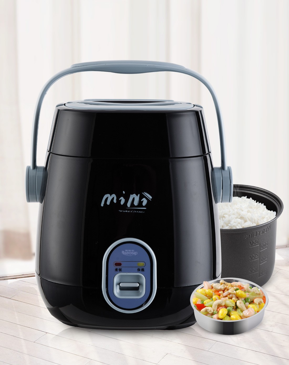 迷你电饭煲1.2l(黑色)