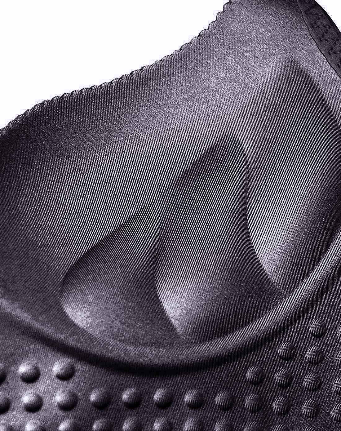 黑色拉丝无痕无钢圈abc杯调整型文胸套装