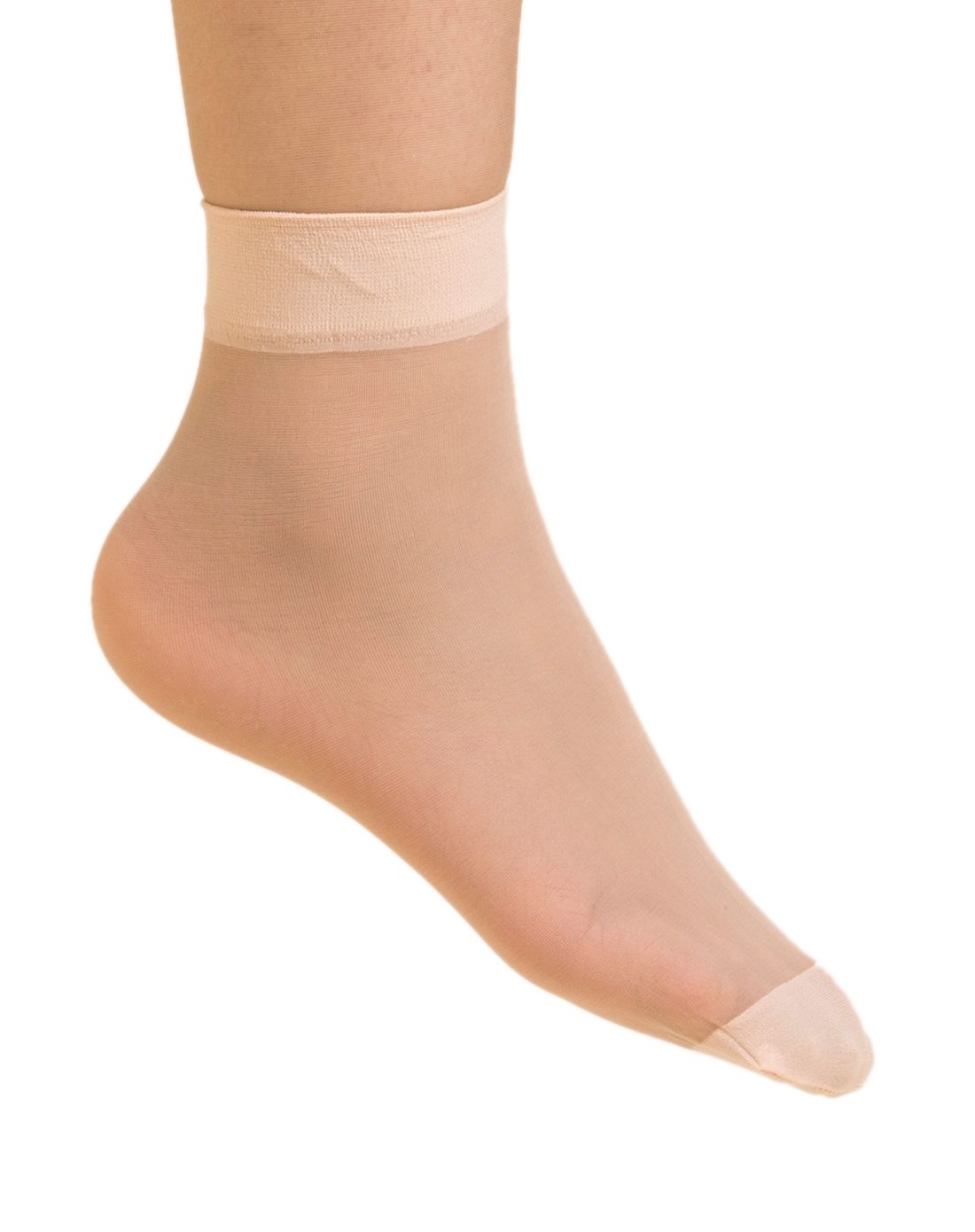 30双装肤色水晶丝时尚短袜