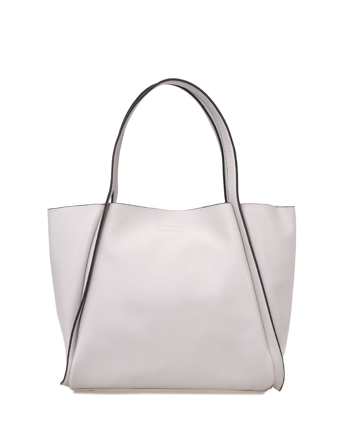 经典款冷白色牛皮复古手提单肩包