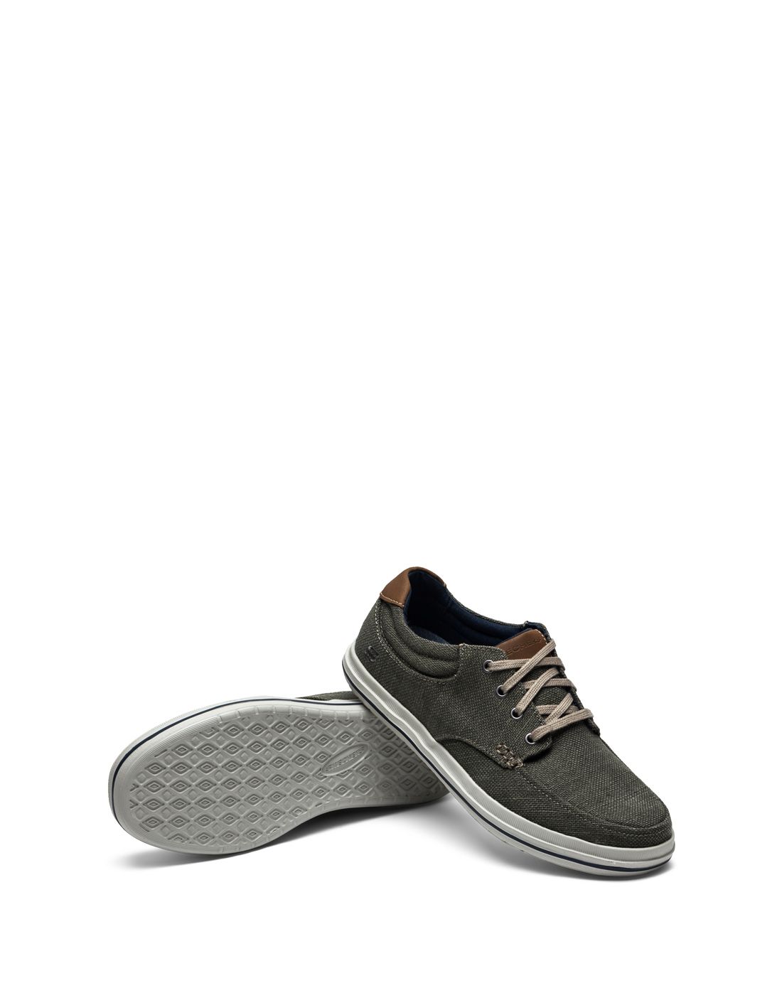 轻质舒适 男款橄榄灰色休闲鞋