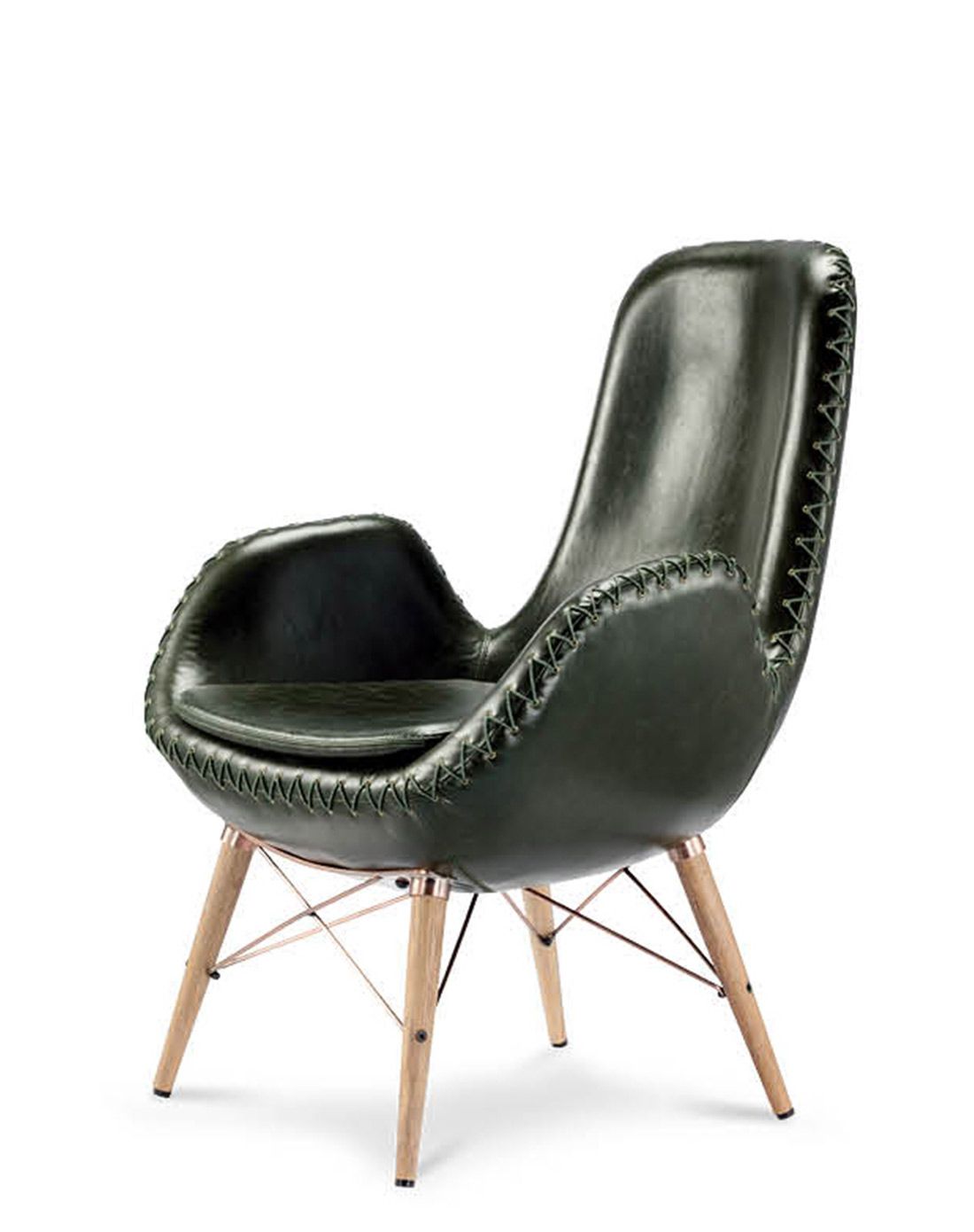 fin设计师科技感穿绳单椅