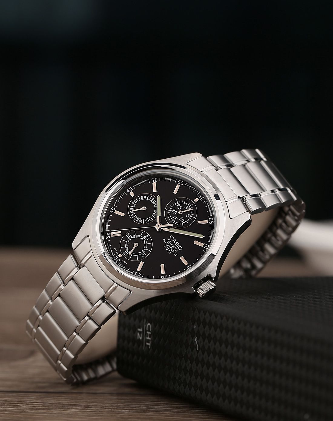 卡西欧casio手表特惠专场casio 经典指针系列多功能石英男表mtp-1246d