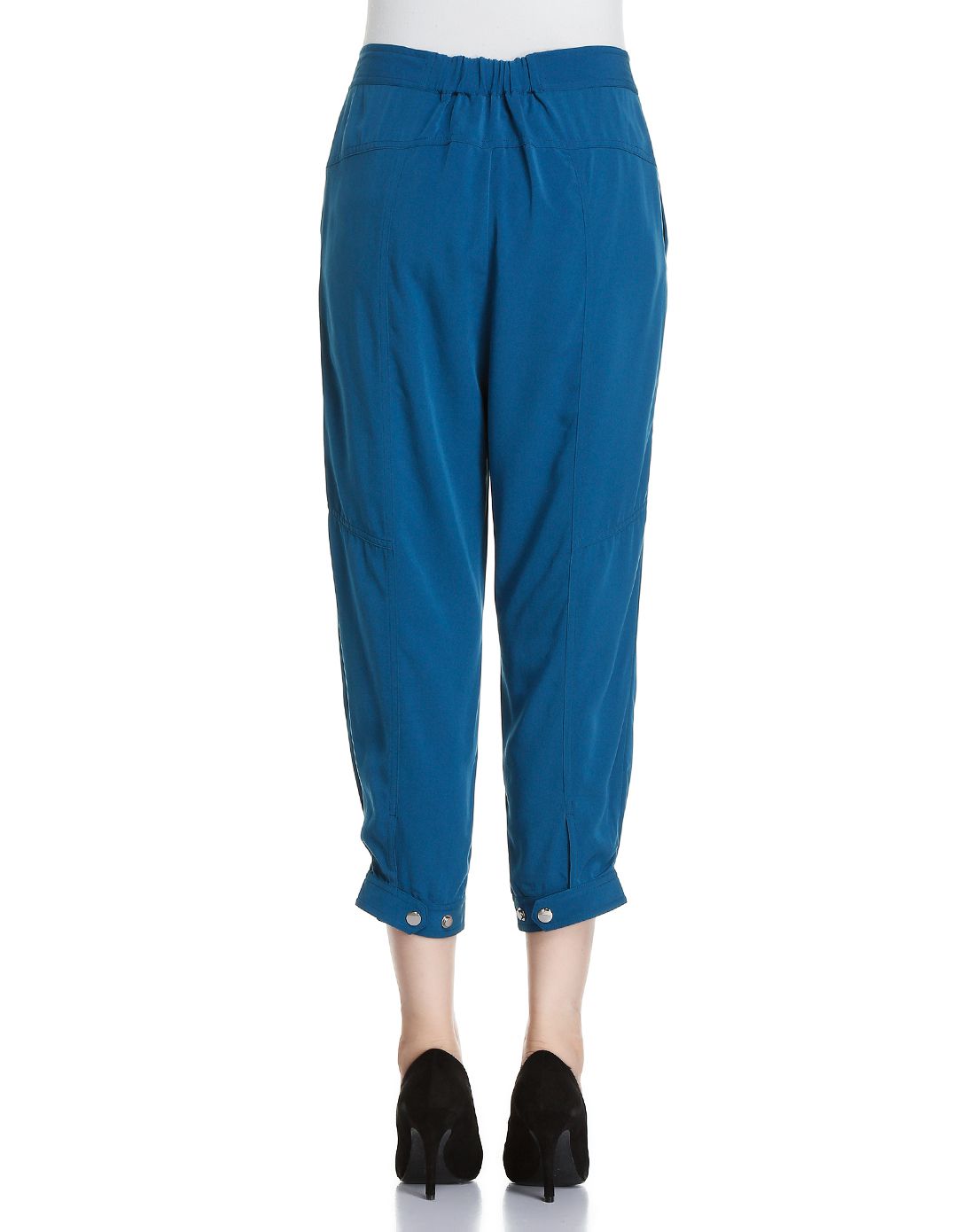 墨蓝色个性潮流休闲裤子