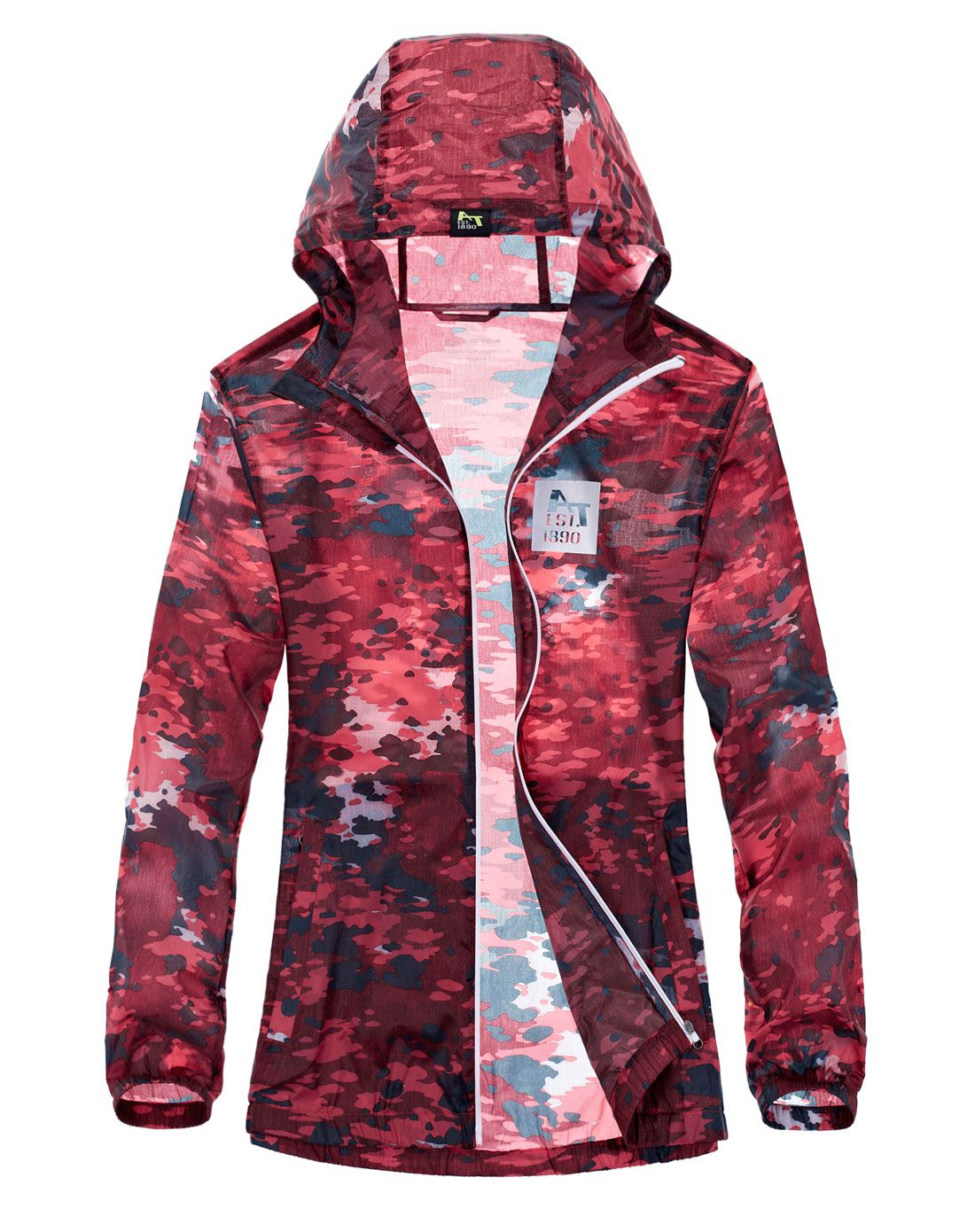 撩人迷彩 女款红色/迷彩防晒轻薄透气外套