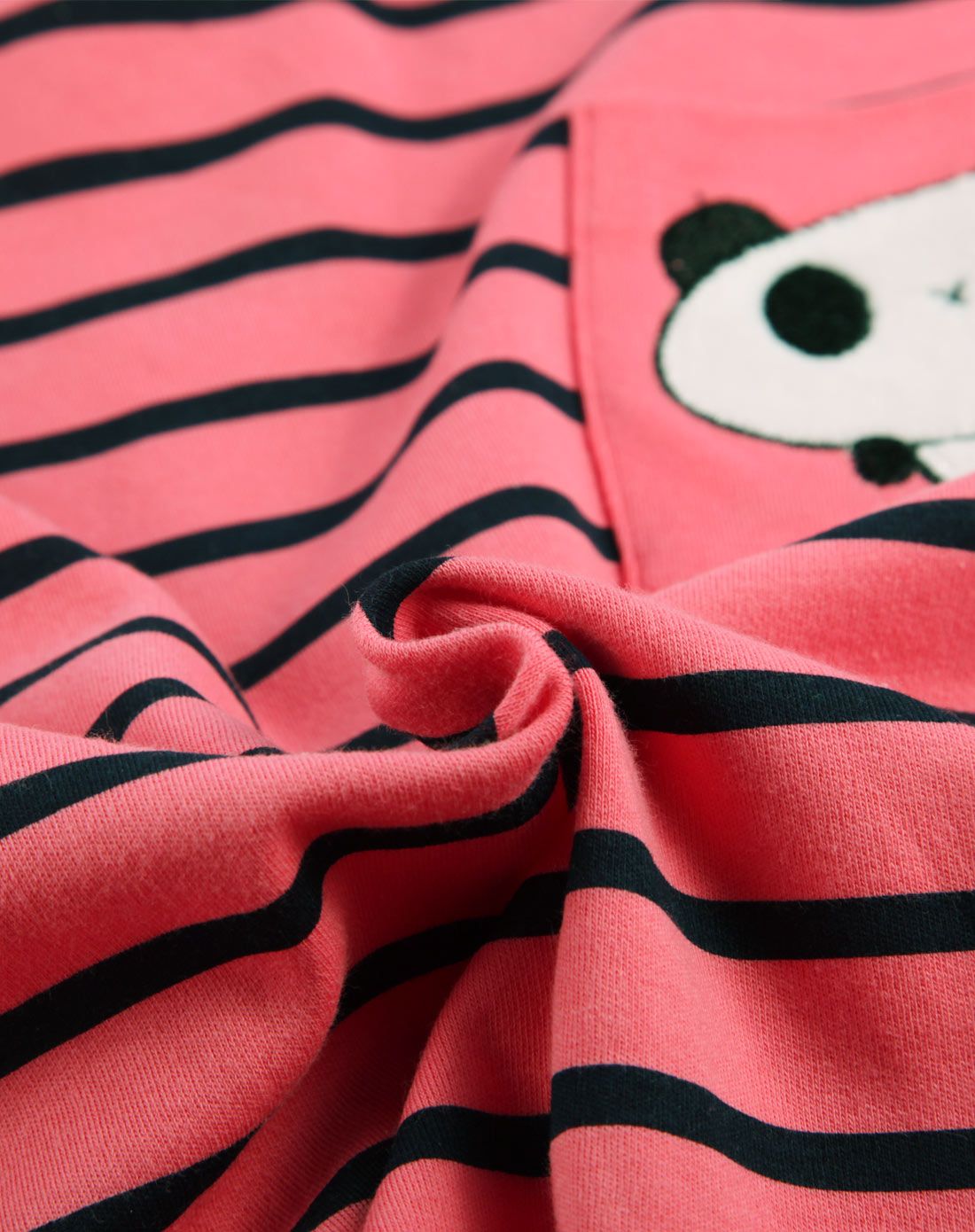 女款瓜红色长袖薄款针织条纹波点女套装