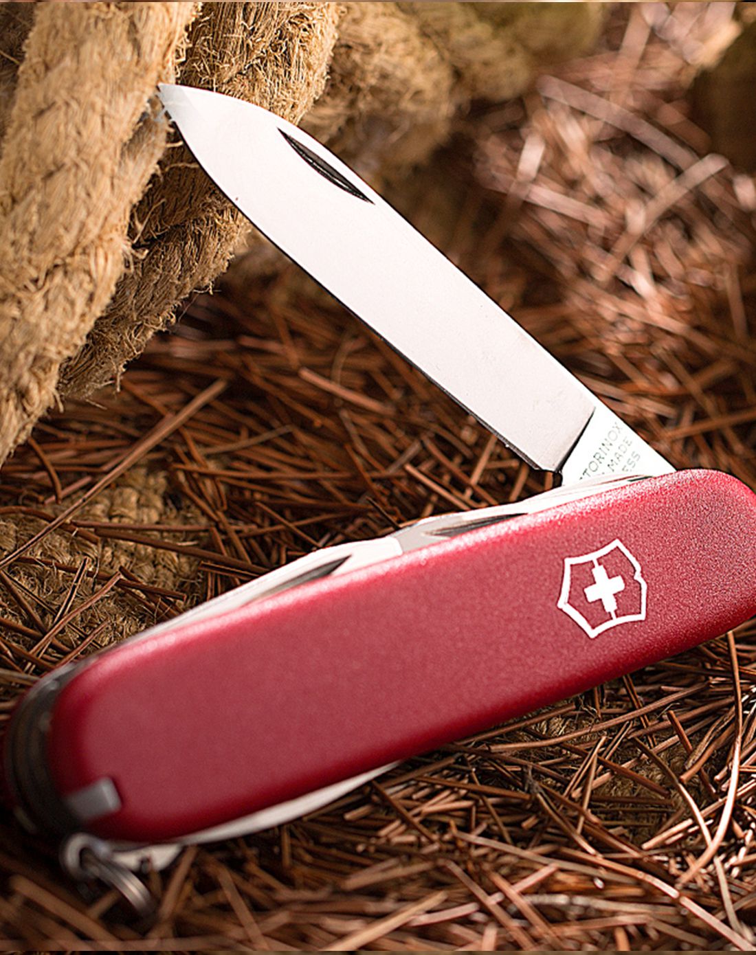 维氏瑞士军刀91mm 攀登者红色磨砂刀面14功能刀