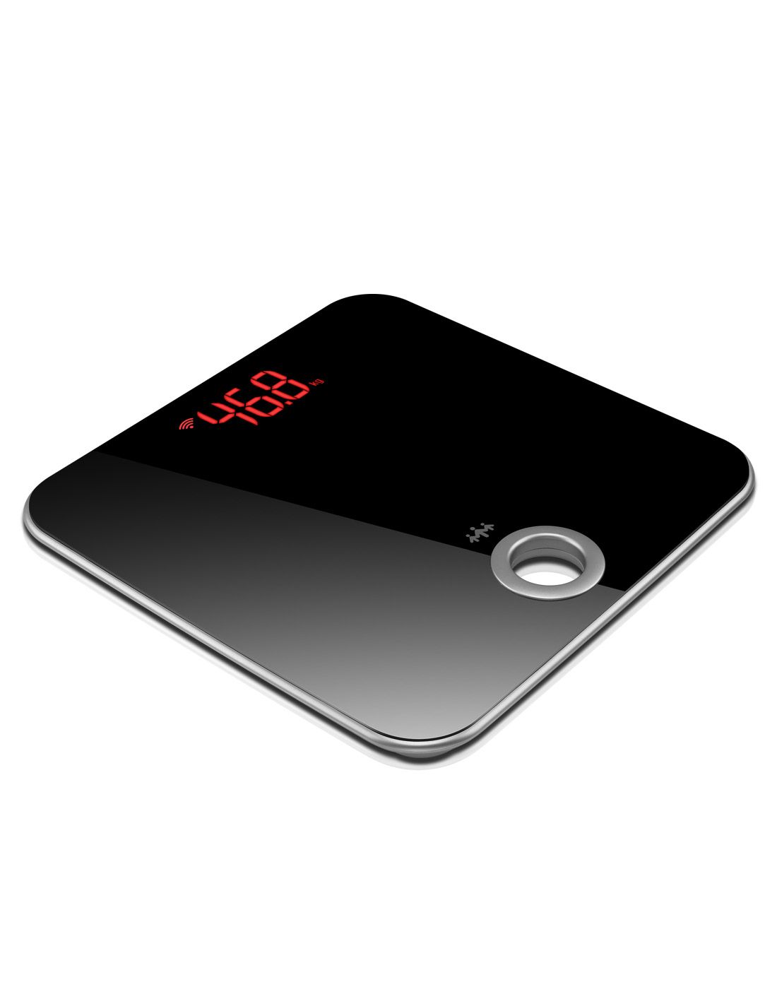 接入微信wifi智能体重秤(炫酷黑)