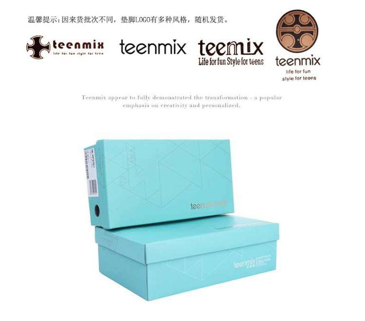 天美意专柜同款牛皮粗跟时尚简约女凉鞋