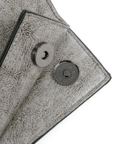 灰色时尚简约单肩斜挎包