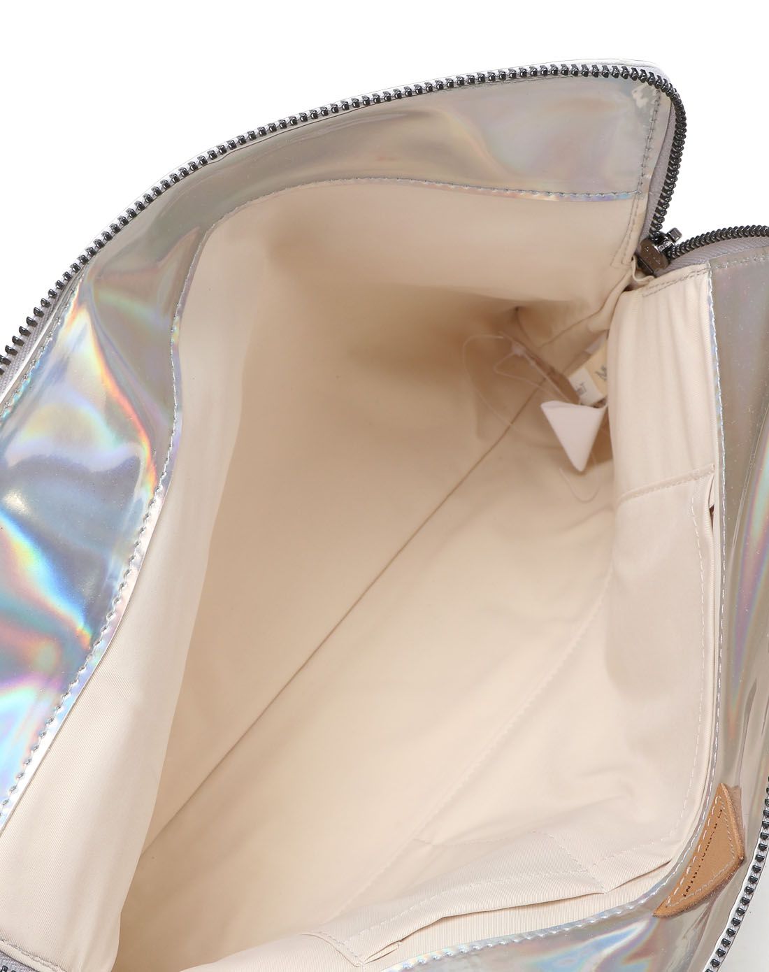 银色镭射光面手抓包