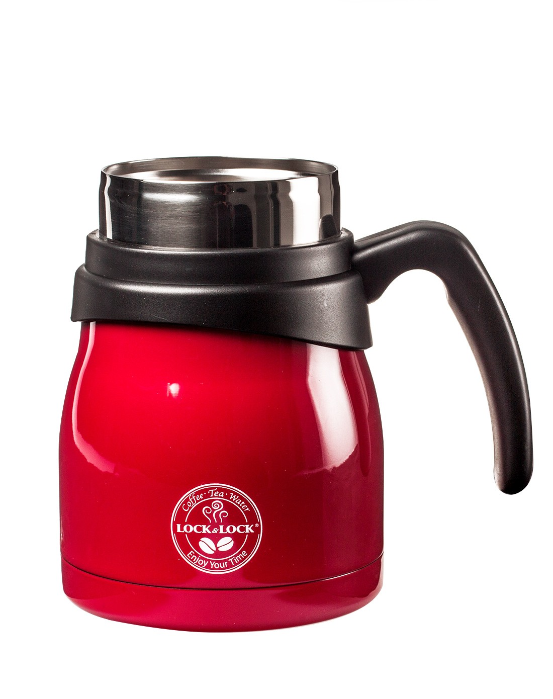 乐扣乐扣保温壶热水壶(520ml)居家办公多用壶咖啡壶红色