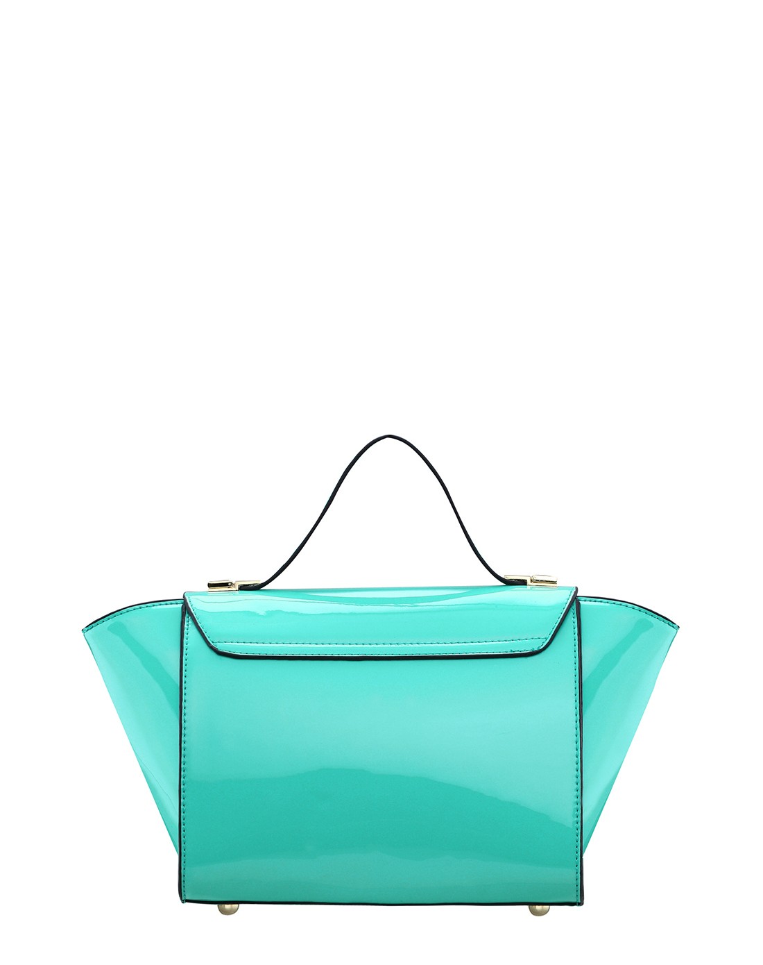 湖水绿色个性闪耀时尚斜挎包