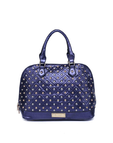 法国fashion tv collection男女鞋包女士宝蓝色奢华全手工打造撞色