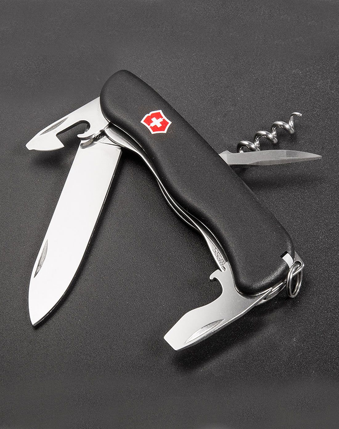 维氏瑞士军刀111mm 牧民黑色11功能刀