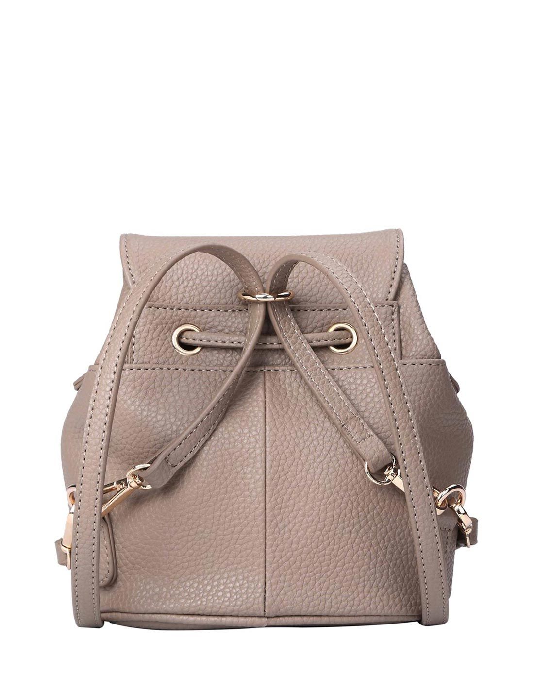 卡洛黛茜coraldaisy皮具专场女款杏色简约实用双肩背包ssdb422802