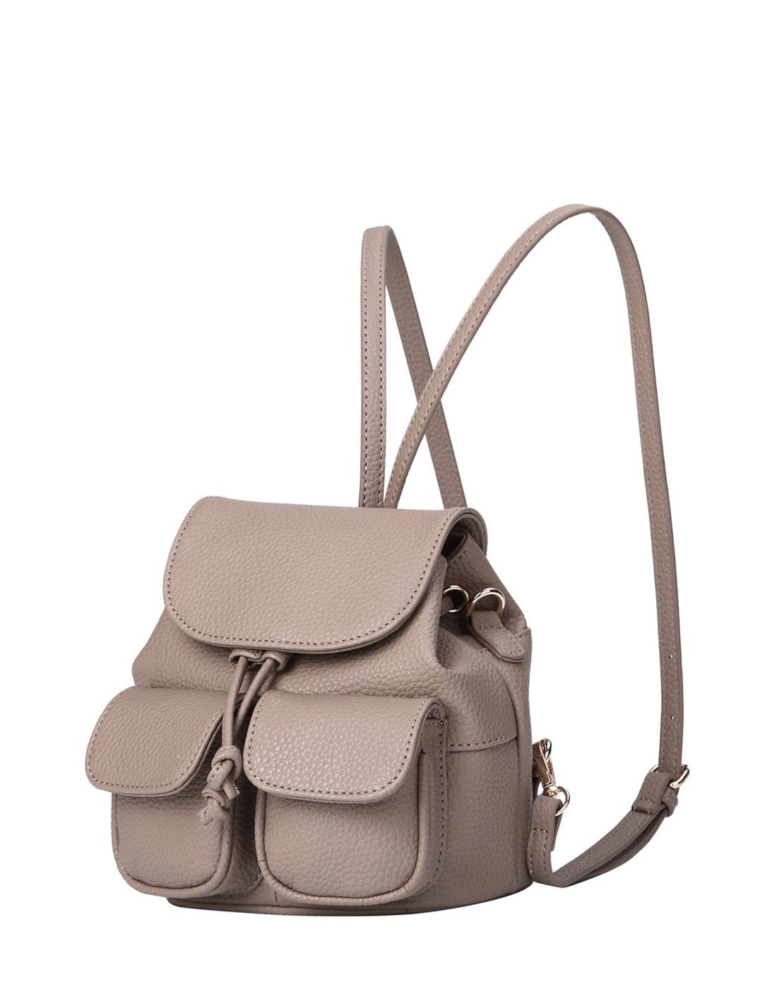 卡洛黛茜coraldaisy皮具专场女款杏色简约实用双肩背包ssdb422802