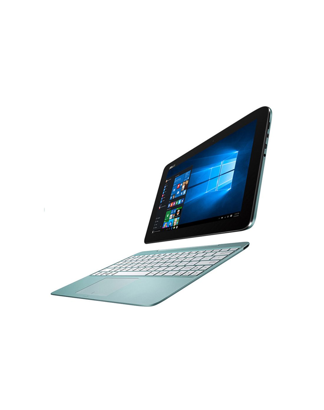 华硕asus笔记本电脑专场直发货t100ha蓝色四核二合一平板 8件套t100ha