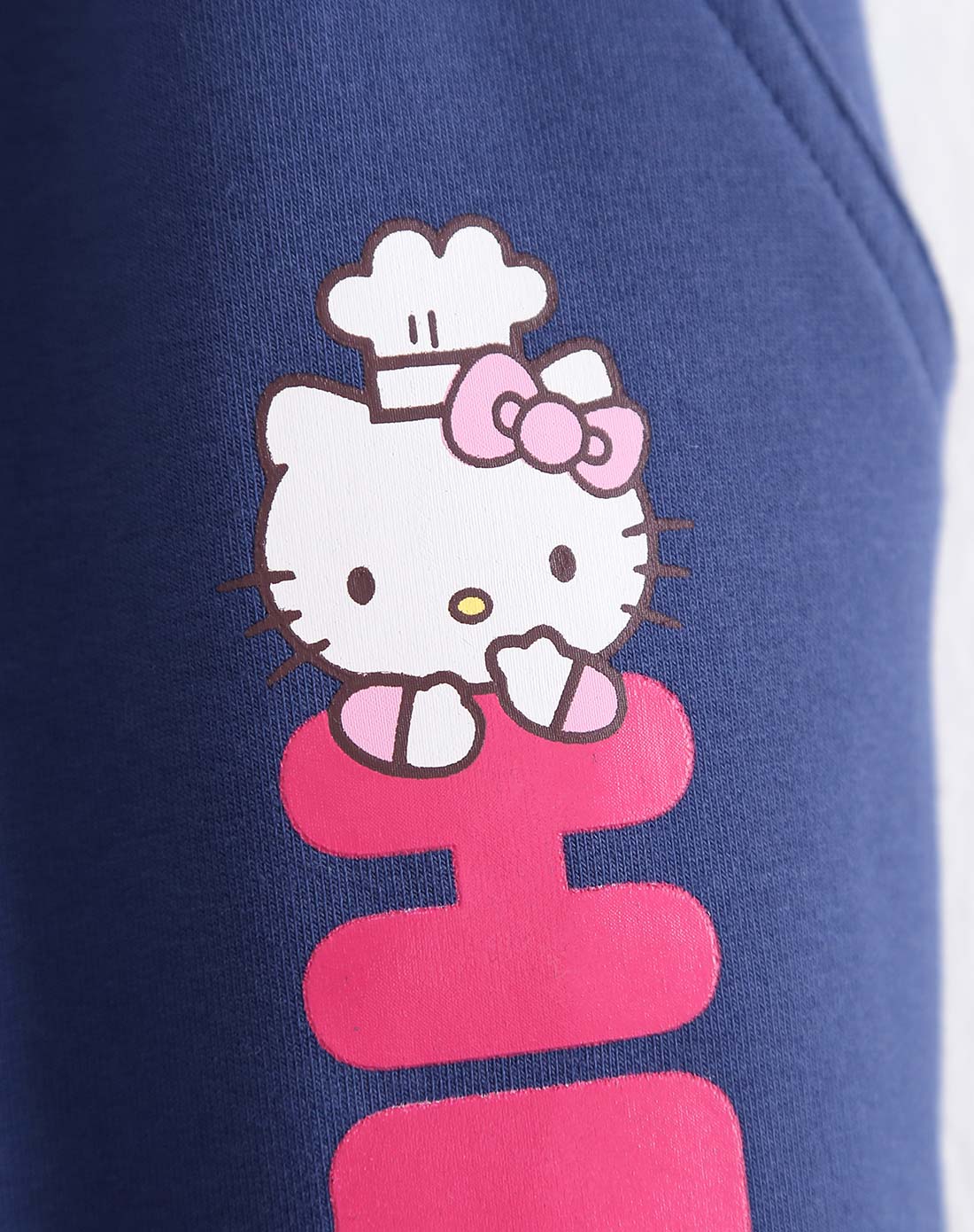 hello kitty女童深蓝色针织运动裤k562100d02_唯品会
