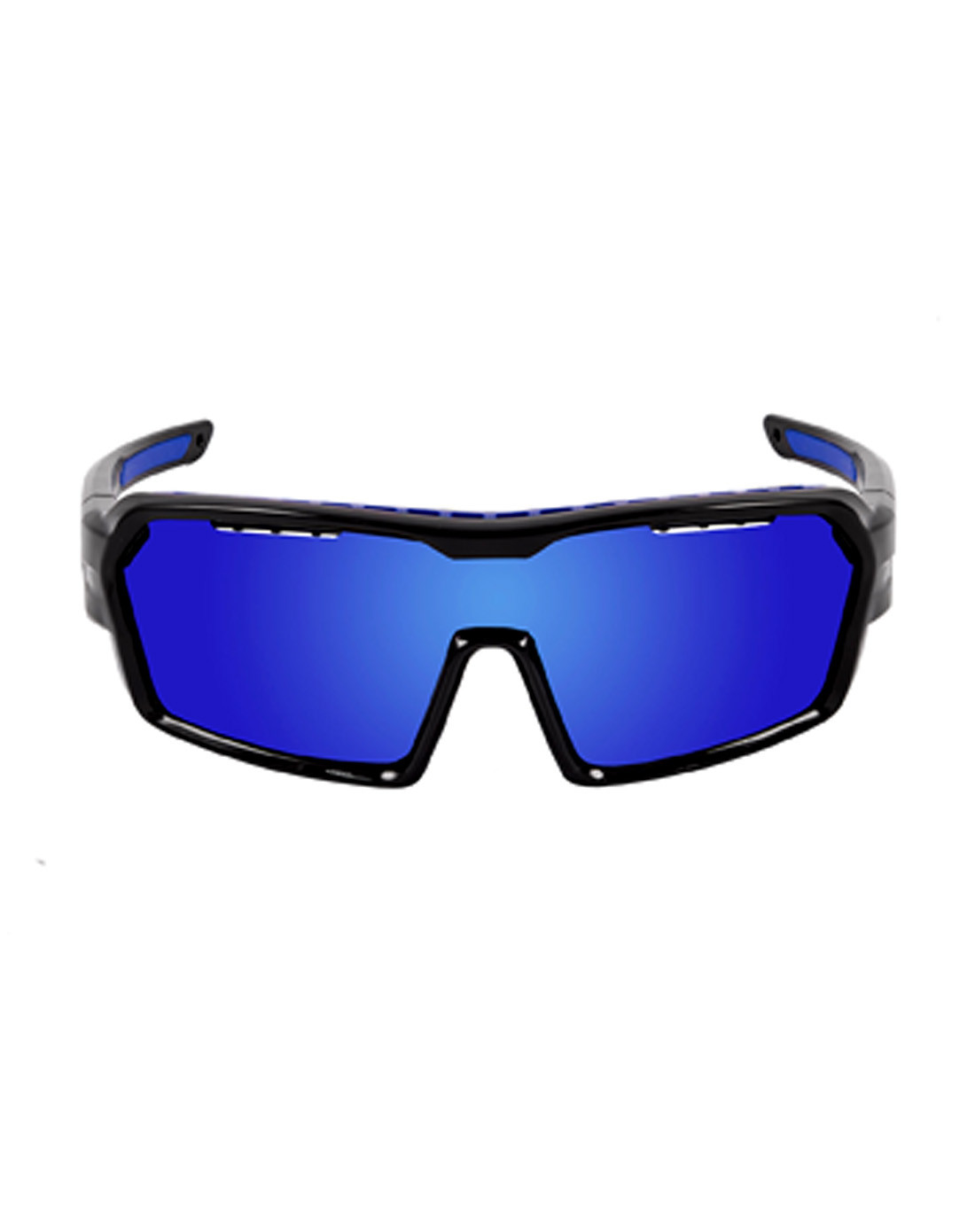 ocean磨砂黑框时尚户外男女偏光蓝色镜片太阳眼镜