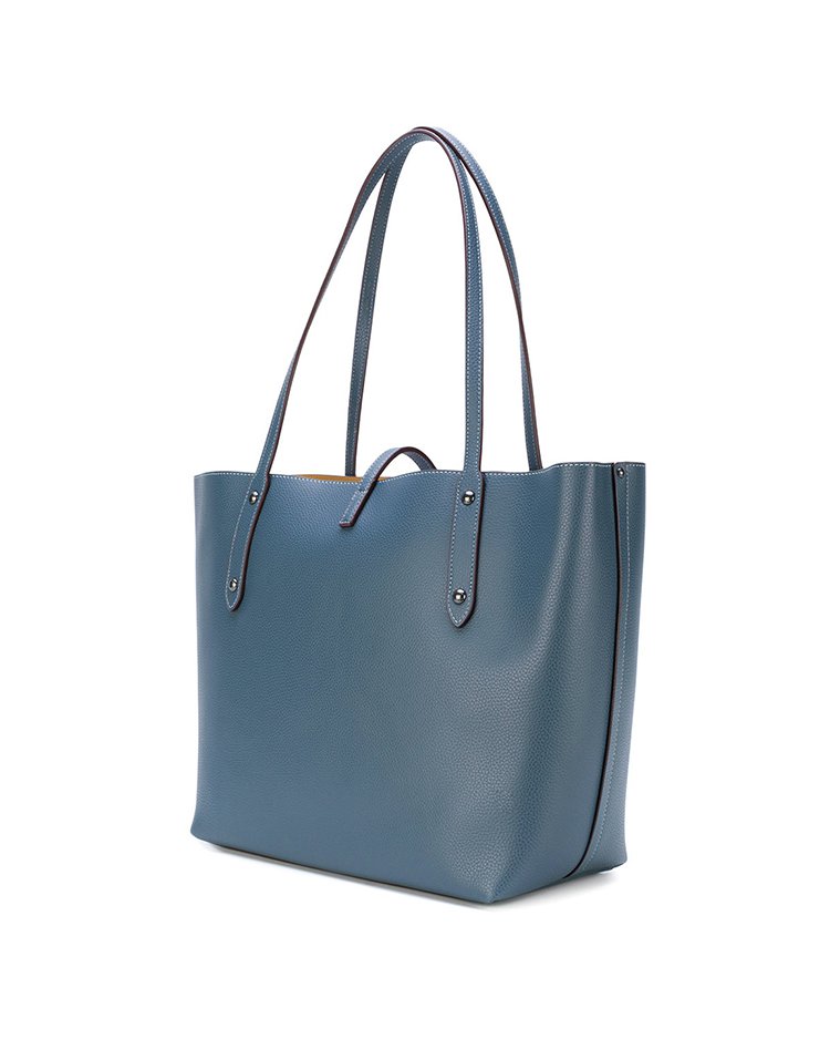 coach蔻驰 抛光粒面皮革大手袋