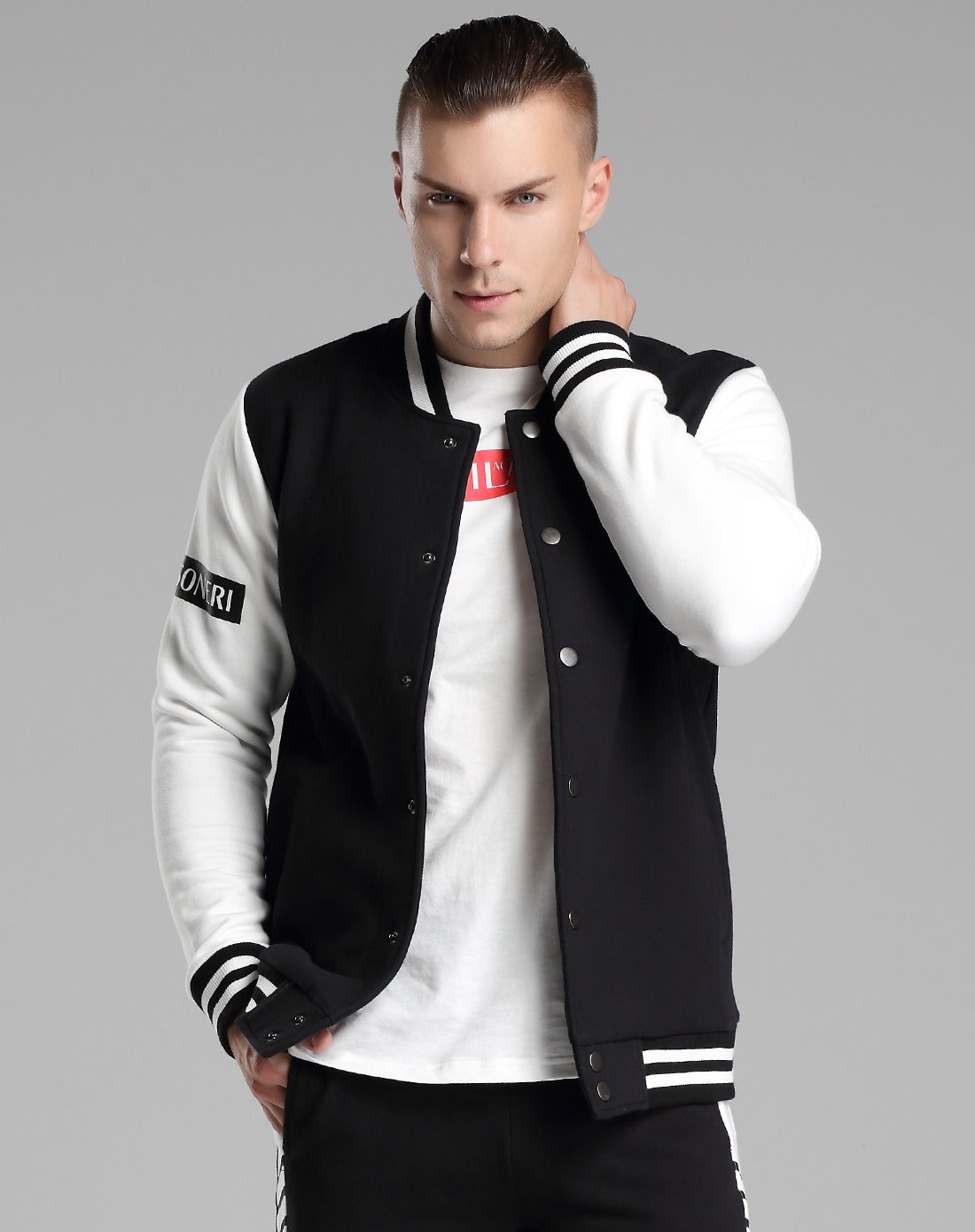 ac米兰 经典时尚 男士运动外套棒球服 休闲系列