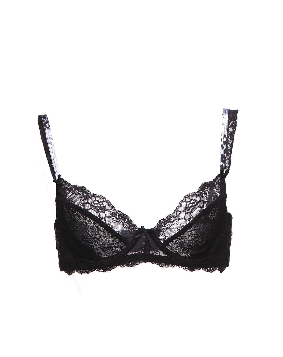 hsia遐内衣专场女黑白豹纹性感透气超薄单层围文胸bd0126ba1_唯品会