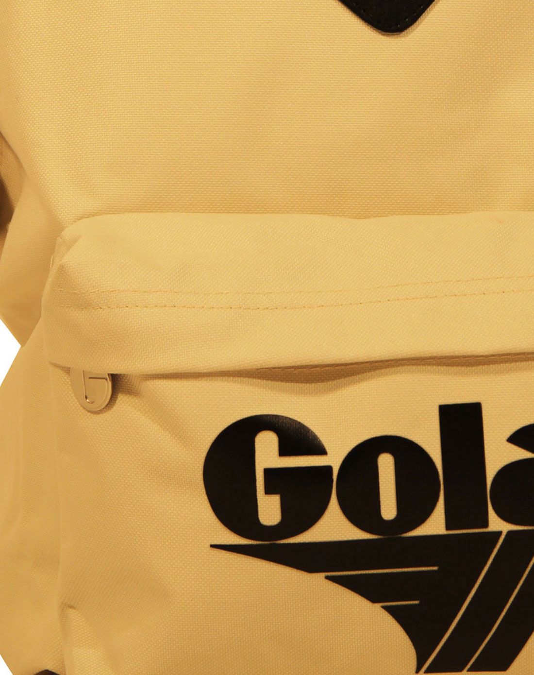 > gola黄色时尚简约黑色logo图印背包