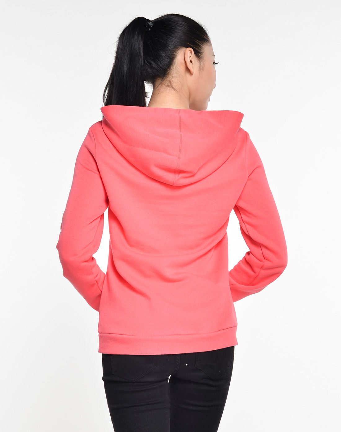 女款西瓜红连帽卫衣 neo系列