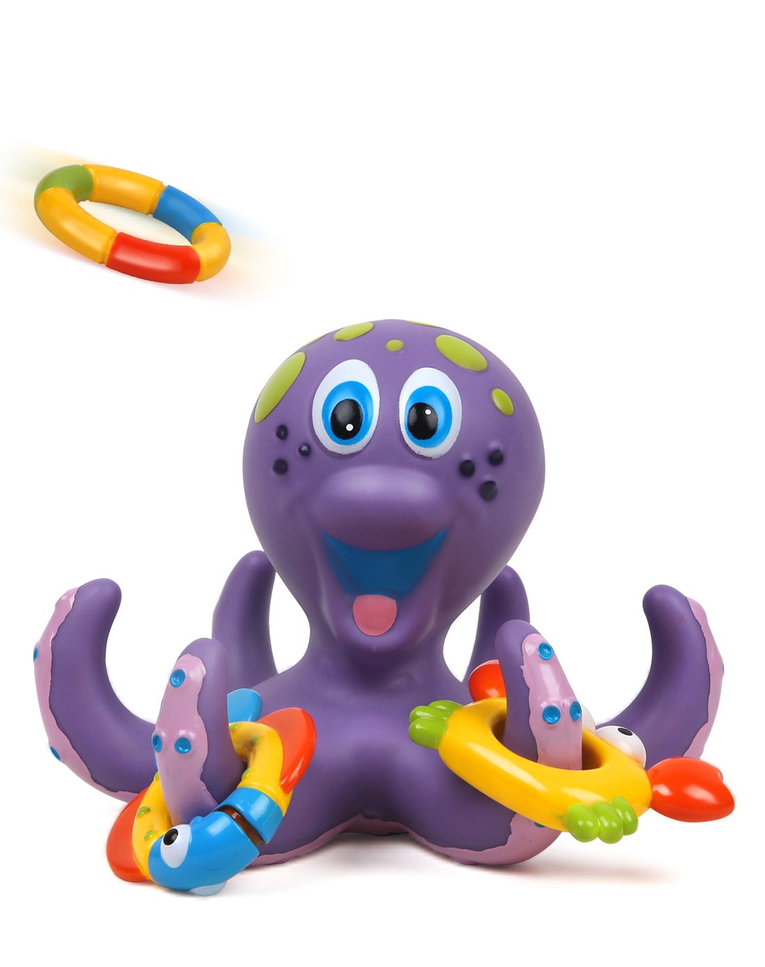 nükied纽奇婴儿喷水戏水章鱼玩具