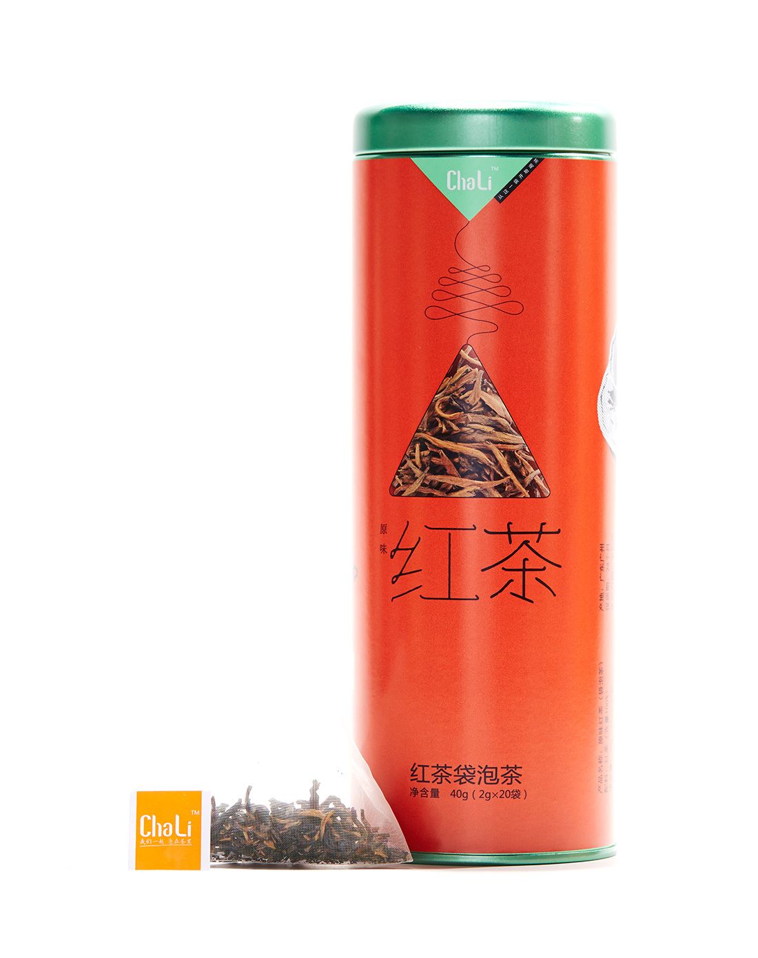 chali茶里原味红茶罐装40g
