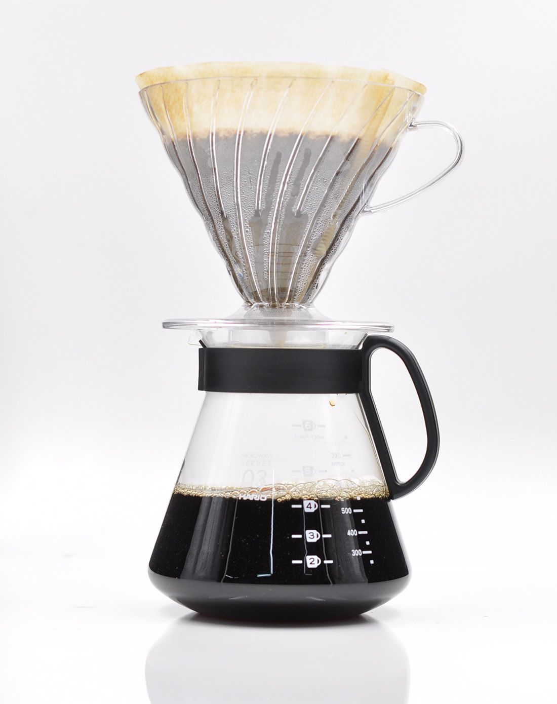 日本hario玻璃器具专场hario日本进口玻璃手冲咖啡壶茶壶800mlxvd-80b