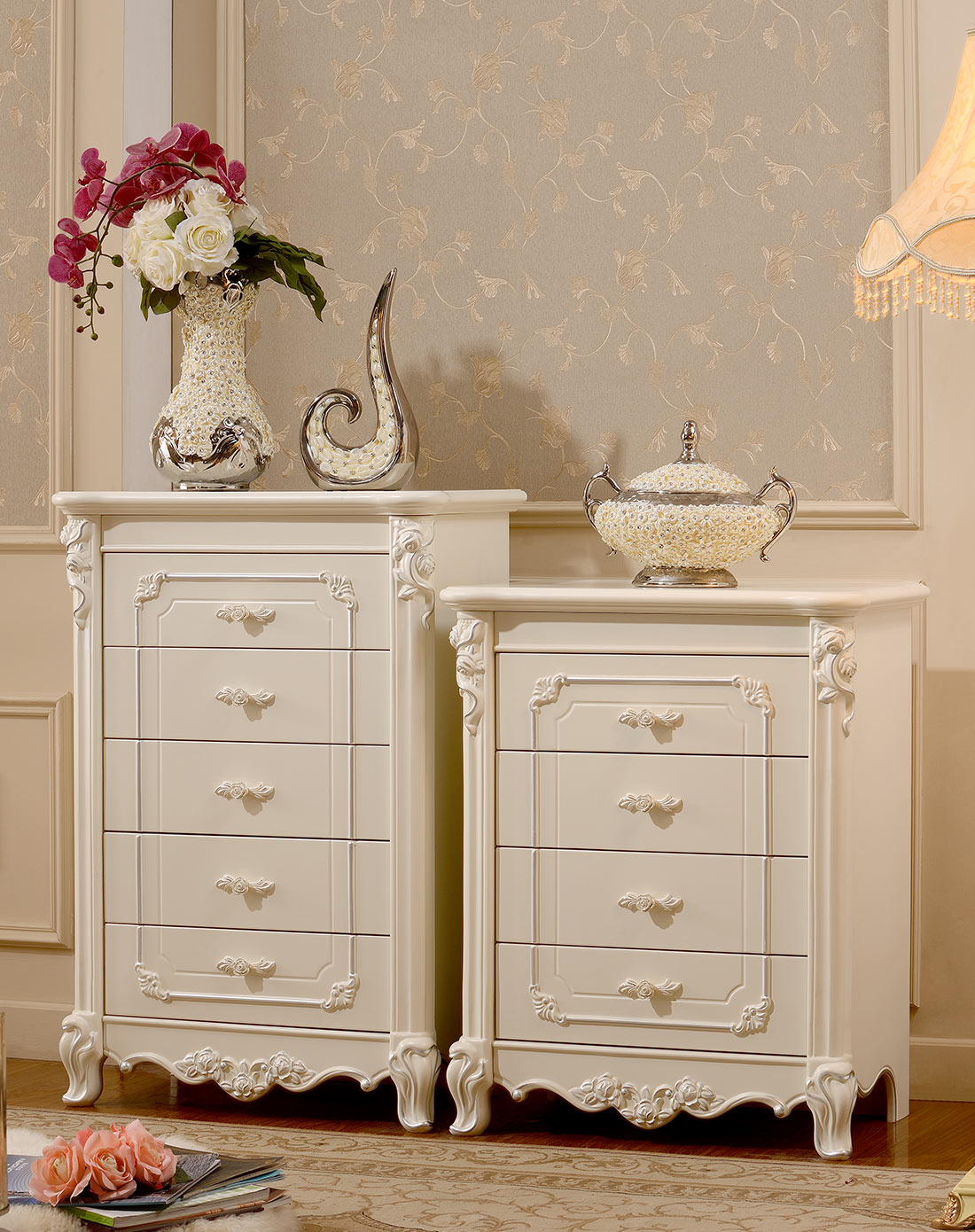 凯哲家具专场直发货象牙白 五斗柜 储物柜 收纳柜kz03021015_唯品会