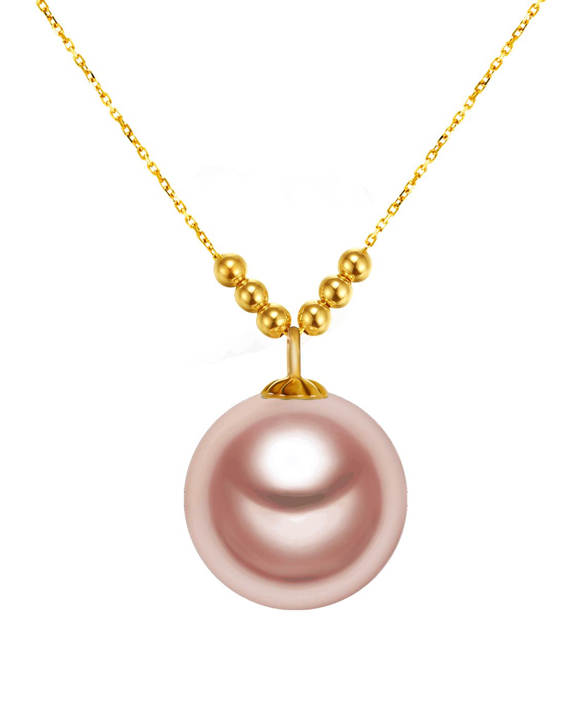 阮仕g18k金珍珠项链 lucky 6 1系列